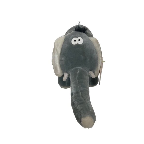 Fundamental Too Squeezems Edgar Elephant Plush 1987 Works 18in Korea with Tag - Picture 2 of 11